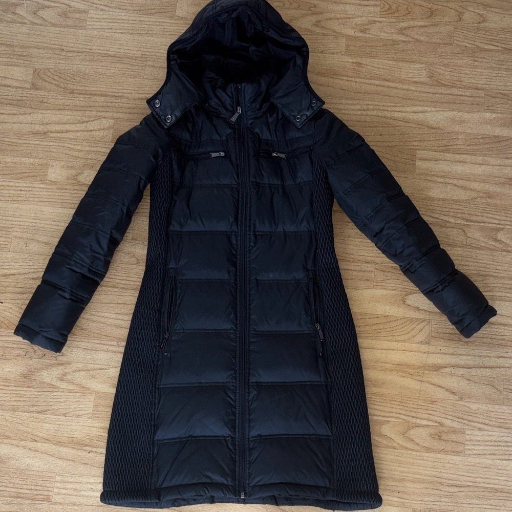 MICHAEL Michael Kors Long Black Puffer Coat